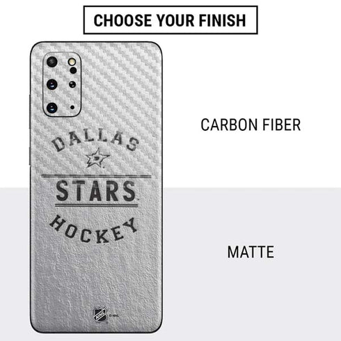 NHL Dallas Stars Black Text Galaxy S20 Plus Skin