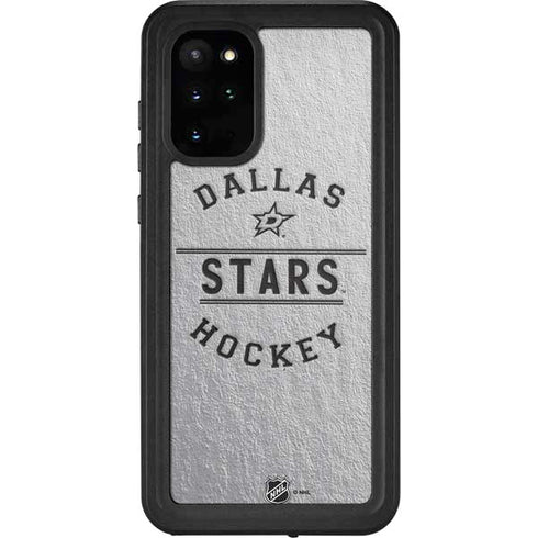 NHL Dallas Stars Black Text Galaxy S20 Plus Waterproof Case