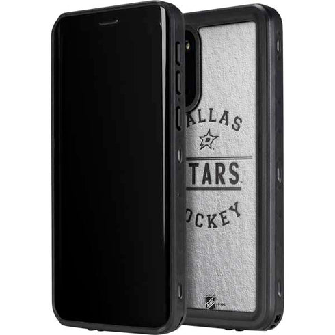 NHL Dallas Stars Black Text Galaxy S20 Plus Waterproof Case