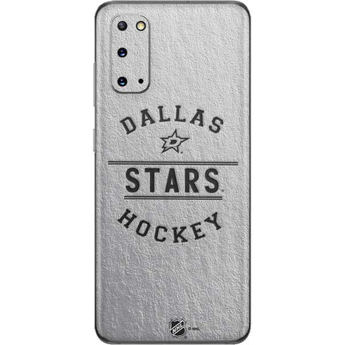 NHL Dallas Stars Black Text Galaxy S20 Skin