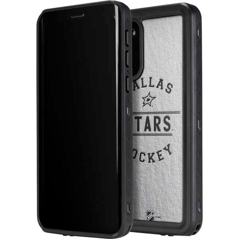 NHL Dallas Stars Black Text Galaxy S20 Waterproof Case