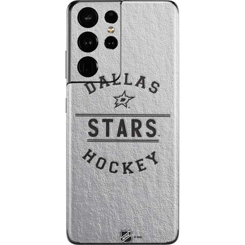 NHL Dallas Stars Black Text Galaxy S21 Ultra 5G Skin