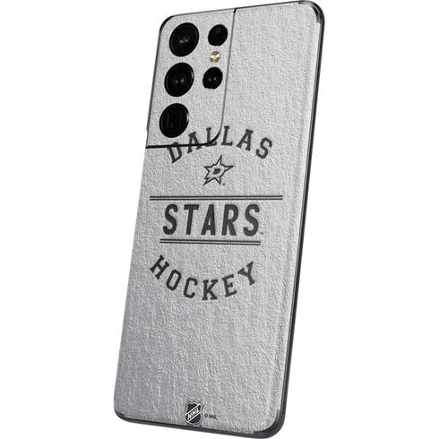 NHL Dallas Stars Black Text Galaxy S21 Ultra 5G Skin