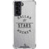 NHL Dallas Stars Black Text Galaxy S22 Clear Case