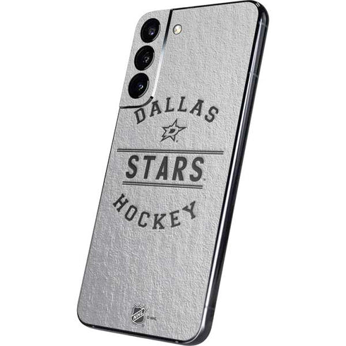 NHL Dallas Stars Black Text Galaxy S22 Plus Skin