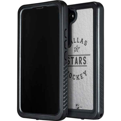 NHL Dallas Stars Black Text Galaxy S23 Plus Waterproof Case