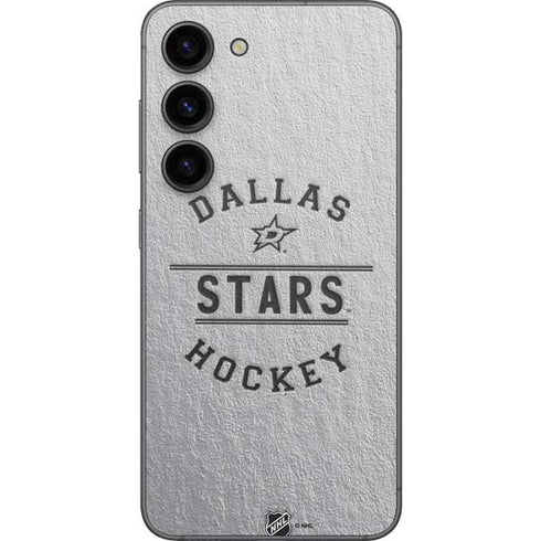 NHL Dallas Stars Black Text Galaxy S23 Skin
