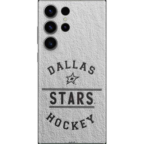 NHL Dallas Stars Black Text Galaxy S23 Ultra Skin