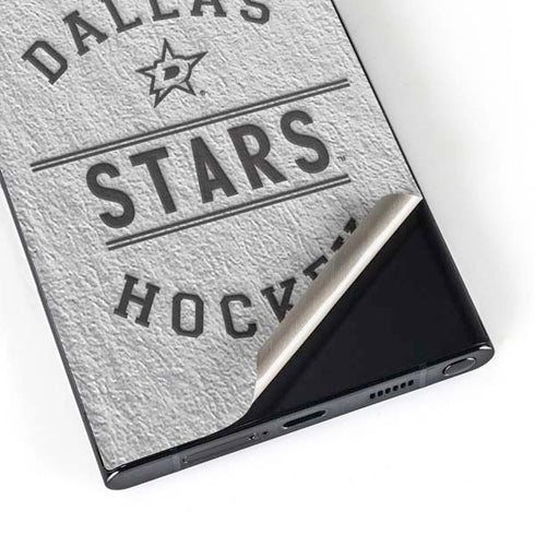 NHL Dallas Stars Black Text Galaxy S23 Ultra Skin
