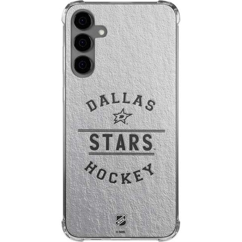 NHL Dallas Stars Black Text Galaxy S24 Plus Clear Case