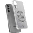 NHL Dallas Stars Black Text Galaxy S24 Plus Clear Case