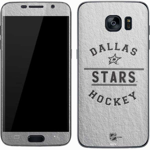 NHL Dallas Stars Black Text Galaxy S7 Skin