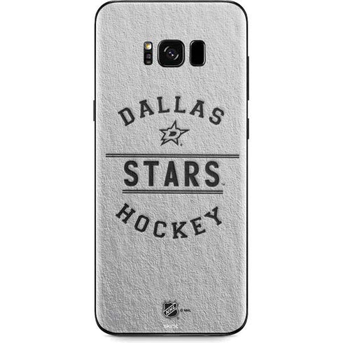 NHL Dallas Stars Black Text Galaxy S8 Plus Skin