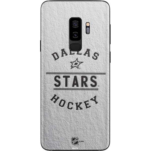NHL Dallas Stars Black Text Galaxy S9 Plus Skin