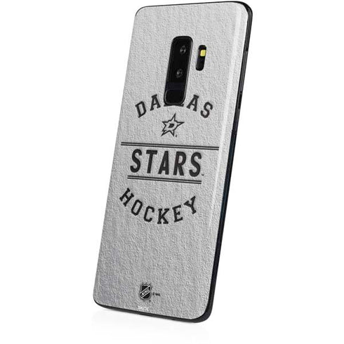 NHL Dallas Stars Black Text Galaxy S9 Plus Skin