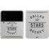 NHL Dallas Stars Black Text Galaxy Z Flip3 5G Skin