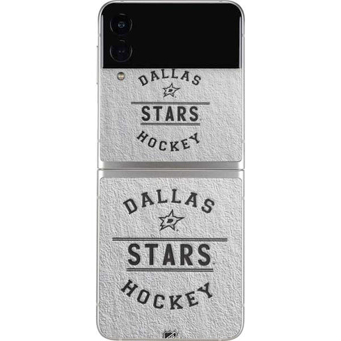 NHL Dallas Stars Black Text Galaxy Z Flip3 5G Skin