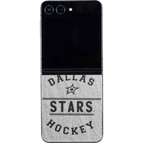 NHL Dallas Stars Black Text Galaxy Z Flip5 5G Skin