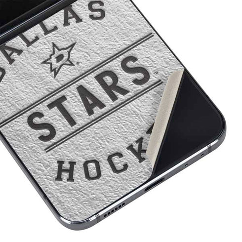 NHL Dallas Stars Black Text Galaxy Z Flip5 5G Skin