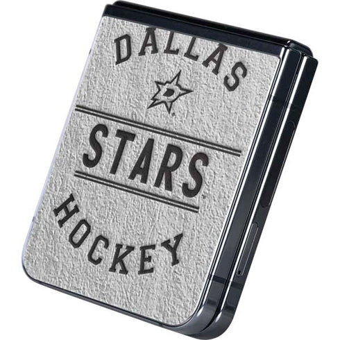 NHL Dallas Stars Black Text Galaxy Z Flip5 5G Skin