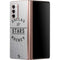 NHL Dallas Stars Black Text Galaxy Z Fold2 5G Skin