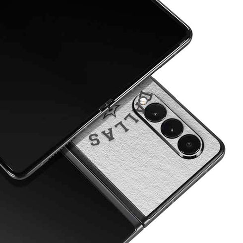 NHL Dallas Stars Black Text Galaxy Z Fold3 5G Skin