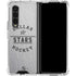 NHL Dallas Stars Black Text Galaxy Z Fold4 5G Clear Case