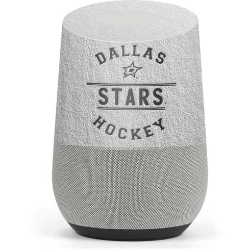 NHL Dallas Stars Black Text Google Home Skin
