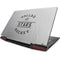 NHL Dallas Stars Black Text Lenovo IdeaPad Skin