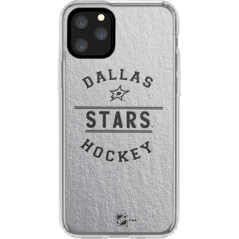 NHL Dallas Stars Black Text iPhone 11 Pro Clear Case