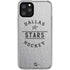 NHL Dallas Stars Black Text iPhone 11 Pro Clear Case