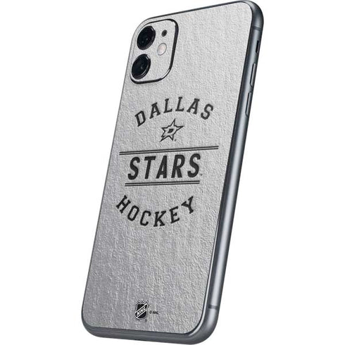 NHL Dallas Stars Black Text iPhone 11 Skin