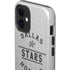 NHL Dallas Stars Black Text iPhone 12 Impact Case