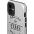 NHL Dallas Stars Black Text iPhone 12 Mini Impact Case