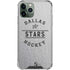 NHL Dallas Stars Black Text iPhone 12 Pro Max Clear Case