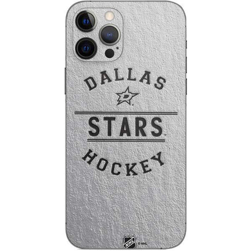 NHL Dallas Stars Black Text iPhone 12 Pro Skin