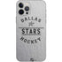 NHL Dallas Stars Black Text iPhone 12 Pro Skin