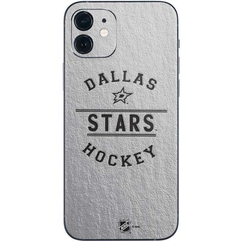 NHL Dallas Stars Black Text iPhone 12 Skin
