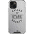 NHL Dallas Stars Black Text iPhone 14 Clear Case