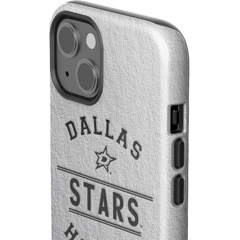 NHL Dallas Stars Black Text iPhone 15 Impact Case