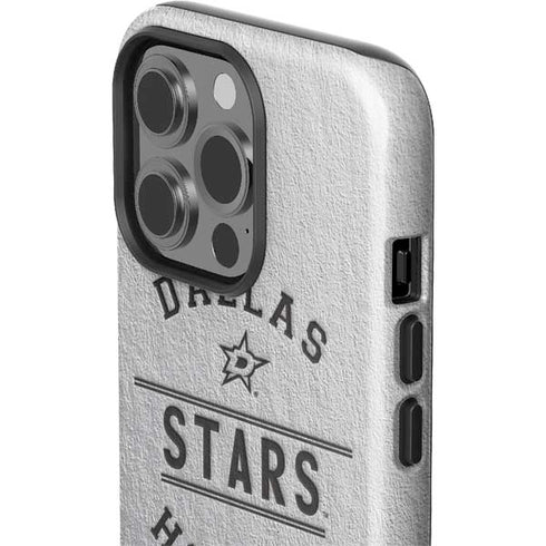 NHL Dallas Stars Black Text iPhone 15 Pro Impact Case