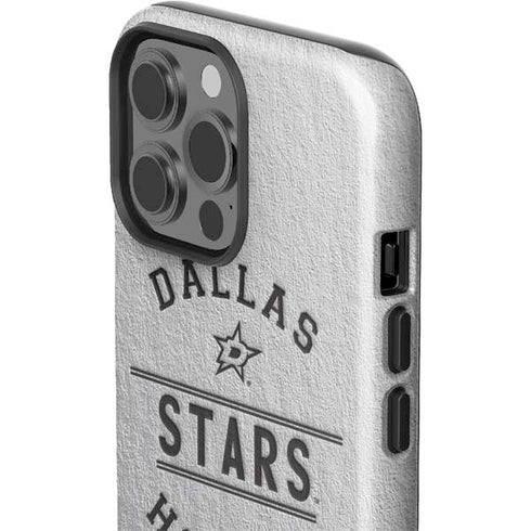 NHL Dallas Stars Black Text iPhone 15 Pro Max Impact Case