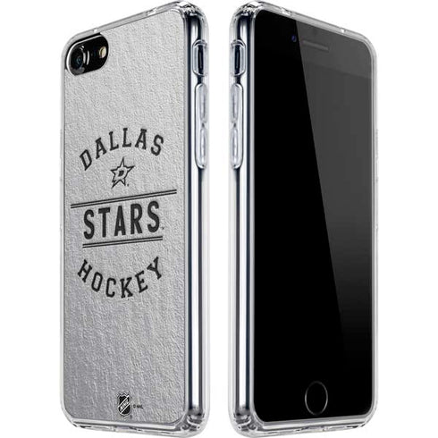 NHL Dallas Stars Black Text iPhone SE (2nd & 3rd Gen) Clear Case