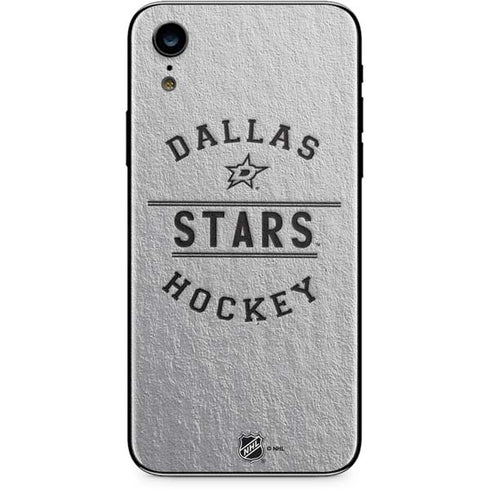 NHL Dallas Stars Black Text iPhone XR Skin