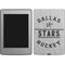 NHL Dallas Stars Black Text Amazon Kindle Skin