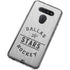 NHL Dallas Stars Black Text LG K51/Q51 Clear Case