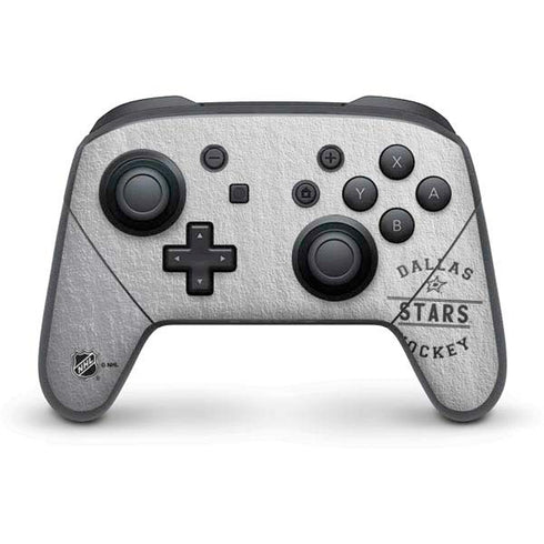 NHL Dallas Stars Black Text Nintendo Switch Pro Controller Skin