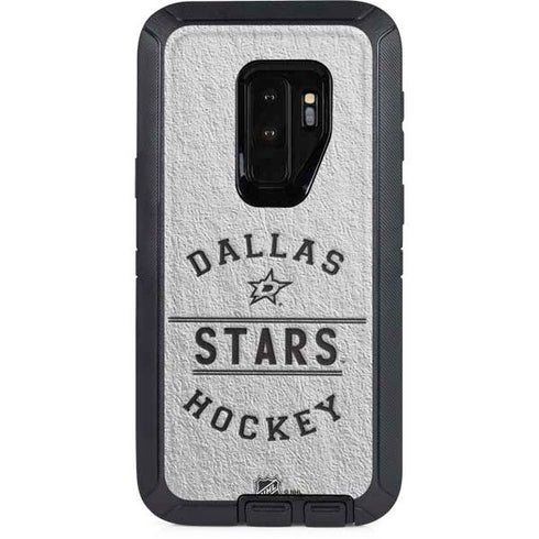NHL Dallas Stars Black Text Otterbox Defender Galaxy Skin