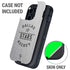 NHL Dallas Stars Black Text Otterbox Defender iPhone Skin
