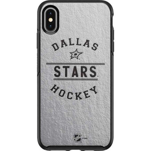 NHL Dallas Stars Black Text Otterbox Symmetry iPhone Skin